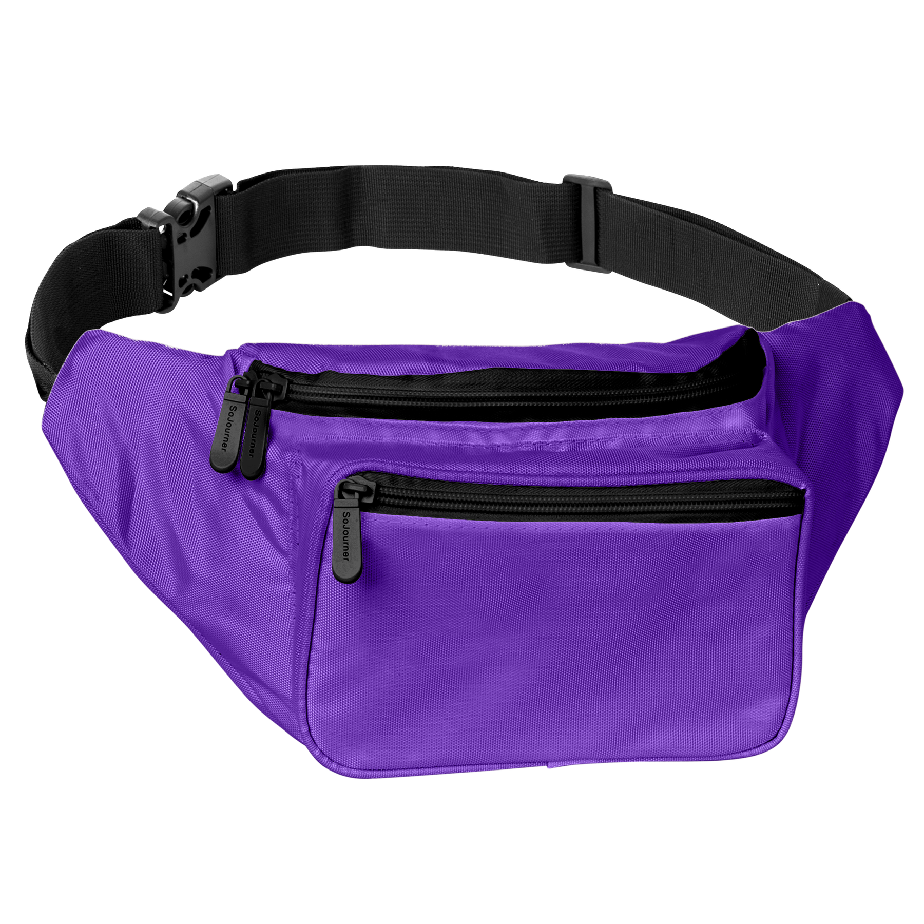 Sports Running Fanny Pack, Polka Dot Print Waist Bag, Double