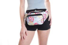 Fanny Pack Floral Dandelion Fanny Pack (light blue) - SoJourner Bags