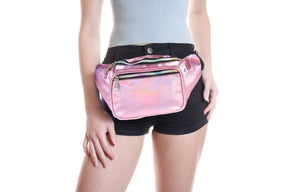 Fanny Pack Holographic Pink Fanny Pack - SoJourner Bags