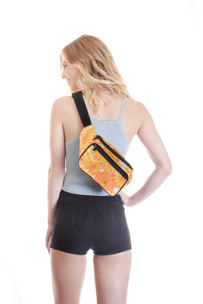 Fanny Pack Floral Sunflower Fanny Pack (Yellow / Orange) - SoJourner Bags