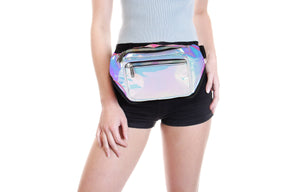 Fanny Pack Blue Iridescent Fanny Pack - SoJourner Bags