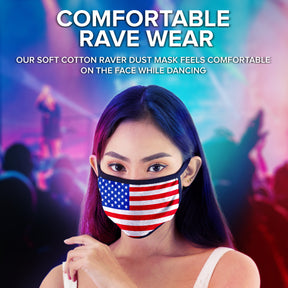 Face Mouth Mask - Cotton Face Covering (9 Pack - USA)