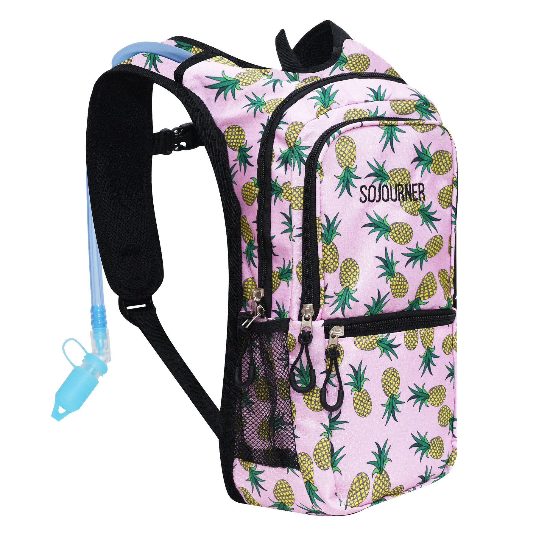 Medium Hydration Pack Backpack - 2L Water Bladder - Pineapple