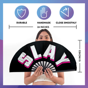 SoJourner Bags Rave Hand Fan (Slay)