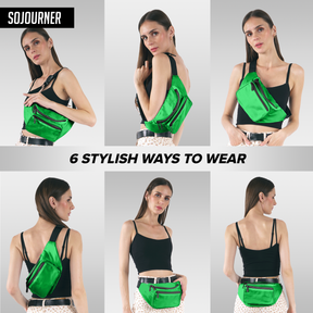 Solid Color Fanny Pack (Green)