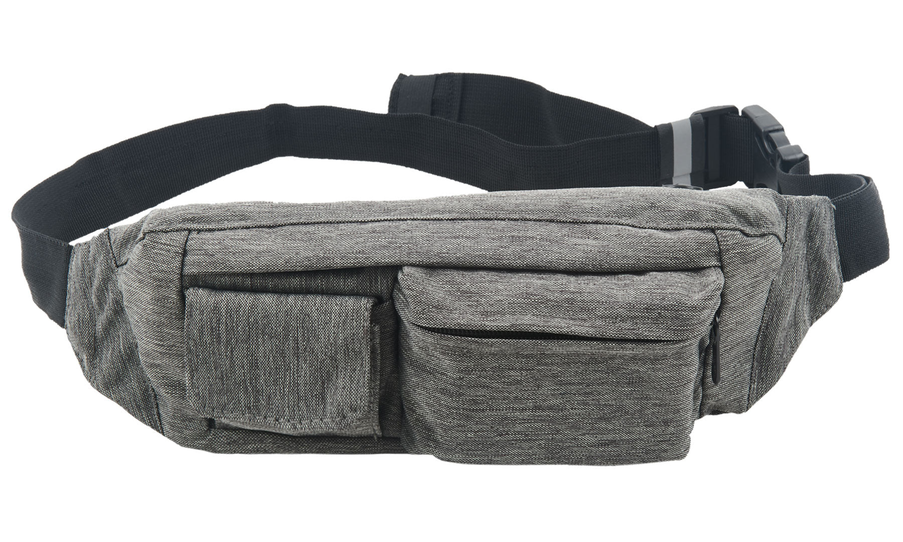 Fanny Pack 2-Pocket Gray Fanny Pack - SoJourner Bags