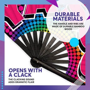 SoJourner Bags Rave Hand Fan (Yasss)