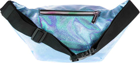 Fanny Pack Glitter Blue Fanny Pack - SoJourner Bags