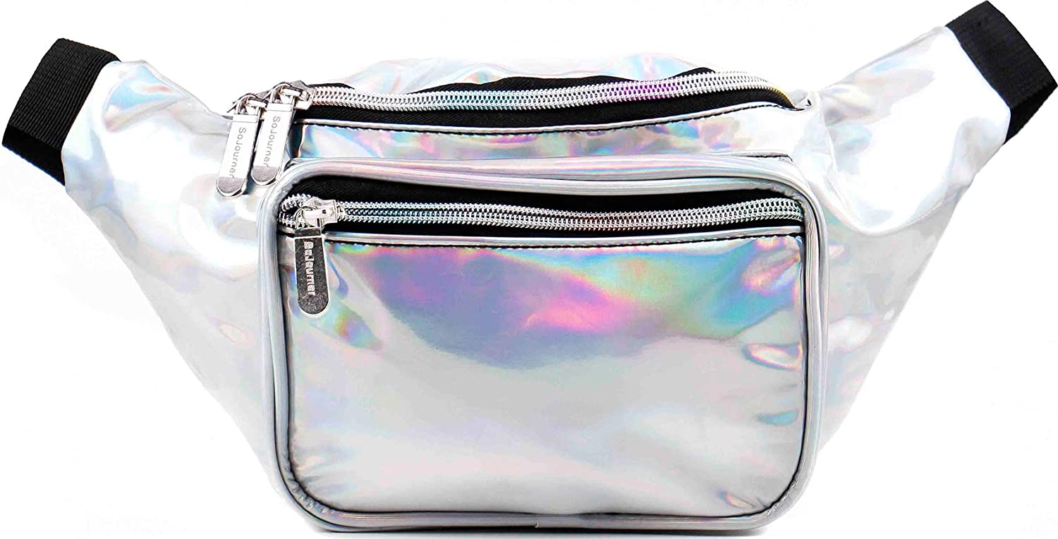 Holographic Silver Fanny Pack