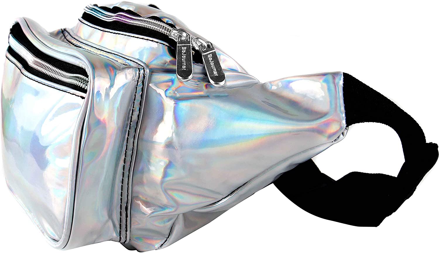 80s fanny pack silver 