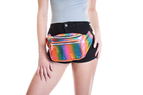 Fanny Pack Rainbow Glitter Fanny Pack - SoJourner Bags
