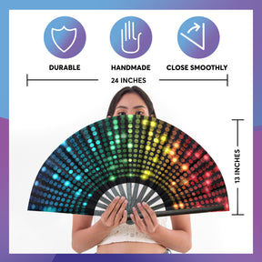 Fanny Pack SoJourner Bags Rave Hand Fan (Bright Lights) - SoJourner Bags