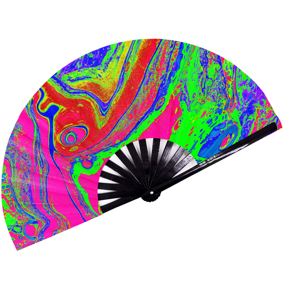 Fanny Pack SoJourner Bags Rave Hand Fan (Psychedelic 1) - SoJourner Bags