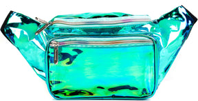 Fanny Pack Aqua Transparent Fanny Pack - SoJourner Bags